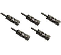 5X AIV Adaptateur D'Antennes DIN Vers ISO Pour Voiture Radio Antenne Prise