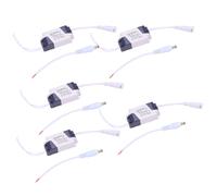 5X Alimentation Transfo Adaptateur 4-7W 110V Vers DC12-24V 300MA pour Bande LED