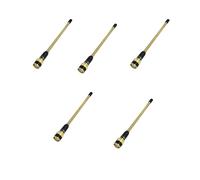 5X Antenne VHF 136-174 MHz 6,8 Pouces BNC pour Radio Portable V8 V80 V80E V82 V85