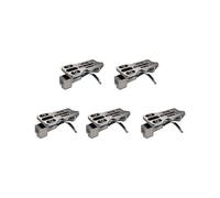 5X AT3600L Kit de Connexion de TêTe de Lecture à Cartouche MagnéTique Mobile pour Phonographe à Platine Vinyle LP, Argent