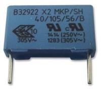 5X B32922C3154M000 Condensateur: polypropylène X2 150nF 15mm ±20% 18x12x6mm EPC