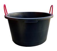 5X Bac À Mortier 65L Noir Bac À Mortier Pots De Plante Seaux Ciment Maçon