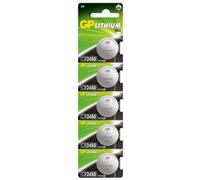 5x Batteries Bouton Cellule Pièce GP CR2450 3V Lithium DL2450 ECR2450