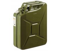 5x Bidon Carburant 20L Acier GELG Vert OTAN Jerrycan Essence Diesel Armée