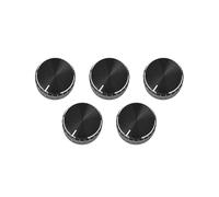 5X Bouton D'Amplificateur de Controle de Volume En Aluminium Noir