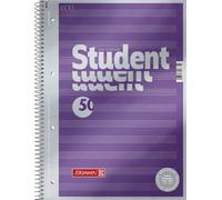 5X BRUNNEN 1067144 Bloc-notes collège A4 Premium