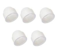 5X CACHE ECROU BLANC DIAMETRE M10 CLEF HEXAGONALE 16MM CAPUCHON BOUCHON PLASTIQUE VIS AUTO 10MM