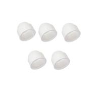 5X CACHE ECROU BLANC DIAMETRE M6 CLEF HEXAGONALE 10MM CAPUCHON BOUCHON PLASTIQUE VIS AUTO 6MM