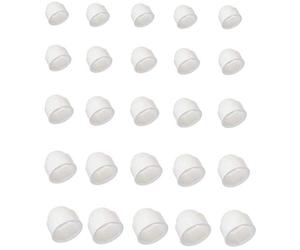 5x CACHE ECROU CAPUCHON BOUCHON PLASTIQUE BLANC VIS AUTO M4 M5 M6 M8 M10 M12 M14 M16 M20 M24 M30 (Diamètre M10 / Hex 17mm)
