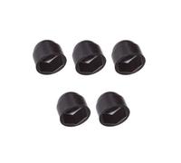 5x CACHE ECROU DIAMETRE M12 / CLE Hexagonale 18mm CAPUCHON BOUCHON PLASTIQUE NOIR VIS AUTO 12MM