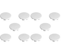 5X Cache Rond A Clipser Plastique Blanc Bouchon Protection Trou Meuble Mur CLOISON (Ø15.9mm (5/8")) (Lot de 2)