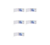 5X Carte de Voeux Vidéo Blanche D'Anniversaire de 2,4 Pouces 128 Mo LCD Invitation Cadeau Musique Carte de Voeux Télécharger la Vidéo LCD Carte de
