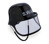 5x Casque SWAT Casque d'intervention Casque de police Noir Set Enfants