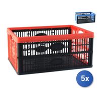 5X Cassettes Pliables 47,5X35X23,6 Assorties Maison