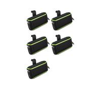 5X Chargeur Solaire, Chargeur de Téléphone Portable à Manivelle 8000mAh 2 USB Banque D'Alimentation Solaire avec Lampe de Poche LED, Mousqueton
