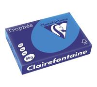 5x Clairefontaine Papier à copier 1781C A4 80g bleu caraïbe 500fl.
