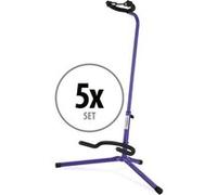 Lot de 5 Réglable Stand Support rembourré Acoustic Electric Guitar Trépied Lilas