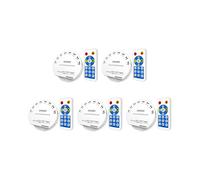 5X ContrôLeur de Musique SP608E WS2812B Sortie de Signal 8 CH WS2811 WS2815 Bande Lumineuse LED Intégrée Microphone IOS Android App