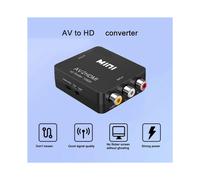 5X Convertisseur RCA Vers AV Vers 1080P RCA CVBS Adaptateur de Convertisseur Audio Vidéo PAL/NTSC pour TV/PC/PS3/STB/ VHS