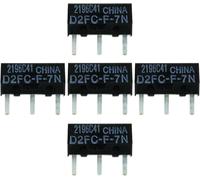 5X D2FC-F-7N Kit de réparation pour Micro-Interrupteur/Kit de réparation adéquat pour Souris d`Ordinateur de Logitech, Razer, Roccat, SteelSeries, etc.