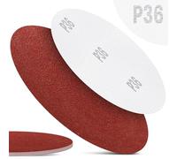 5x Disque Abrasif Poncage 125 mm Grain P36 Papier Poncer Rond à Colza pour Ponceuse Excentrique Bois Métal Plastique Décapage Rouille Polissage Nettoyage