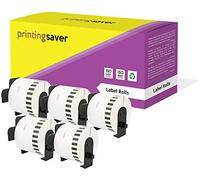 5x DK-44205 62 mm x 30,48 m Compatibles Étiquettes continues enlevables pour Brother P-Touch QL-1050 QL-1060N QL-1110NWB QL-1100 QL-500 QL-560VP QL-570 QL-580 QL-700 QL-710W QL-800 QL-810W QL-820NWB