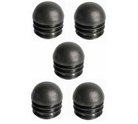 5x EMBOUT DE TUBE ROND 16MM 18MM 20MM 25MM 30MM 35MM 40MM PLASTIQUE A LAMELLES TÈTE SPHÉRIQUE PROTÈGE CAPUCHON MEUBLE CHAISE (Diamètre D = 40mm)