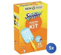 5X Ensemble Swiffer Duster Complet + 3 Recharges Fabriquées En Italie