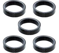 5x Entretoise Direction Potence Velo 1 1-8" 28.6mm Carbone Cale Ergonomique 10mm Guidon Vtt Route Ville Multicolore