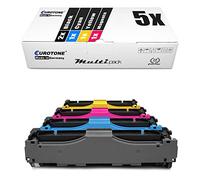 5X Eurotone Remanufactured Toner pour HP Couleur Laserjet CM 2320 2323 2720 CBB EI EBB CI WB N WI FXI WBB NF EB CB MFP remplace CC530A-33A 304A