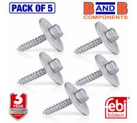 5x FEBI 104072 Skid Plate Screws Mercedes M5 8mm OE 0019906036 A6020