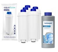 5x filtres remplacement du Delonghi DLS C002 / SER 3017 et détartrant 500ml