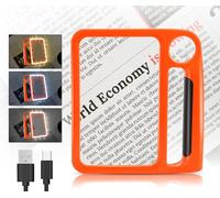 5X Grande Loupe de Lecture avec Lumière, Loupe de Lecture, Loupe à Main Libre, loupe Pleine Page, Adapté aux Personnes âgées, Parfaite pour la Lecture, Réparations, Couture