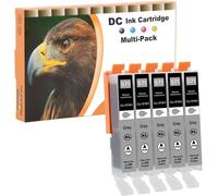5x Grey Ink Cartridges Compatible with Canon CLI-571 GY for Canon PIXMA MG5750 MG5753 MG6852 MG5751 MG5752 MG6850 MG6851 MG6853 TS5050 TS5051 TS5053 TS5055 TS5055 TS5053 TS5055 TS5055 TS5053