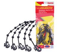 5x Hama Attaches Câbles 18cm Réutilisables Rapides TV HiFi PC