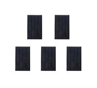 5X Haute Qualite Systeme de Module de Panneau Solaire Polycristallin D' Stockee de 18V 2.5W Chargeur de Cellules Solaires 19,4 X 12 X 0,3 cm