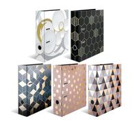 5x Herma 7178 classeurs à motifs Fashion&Style - A4, 70 mm, assortis