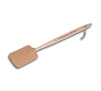 5X HOFMEISTER® Raquette à mouches, bois de hêtre & cuir, 47,5 cm, d'Europe, avec phrase: Taux de réussite 100%!!!, pratique pour attraper les insectes, raquette à mouches