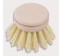 5X HOFMEISTER® Tête de rechange pour brosse à vaisselle en bois - Longueur 23 cm, véritable fibre, petit tête 4,3 cm, robuste, fabriquée en Europe, brosse résistante à la chaleur, tête de brosse à