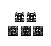 5X Imprimante 3D Aluminium 2020 V-Slot Slide Plate pour Profils V-Slot Five Roulette