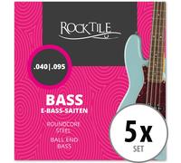 5x Jeu de 4 Cordes Basse Guitare Electrique Longscale 040 - 095 en Acier Nickel