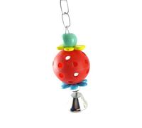 5X Jouet À Mâcher Pour Oiseaux, Perroquet Jouet Balle Formation Jouet Perroquet Balle Oiseau Jouant Jouet Jouet Éducatif Avec Cloches Pour Perroquet, Accessoires De Cage Pour Oiseaux, Jouets Pour Cage