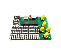 5X Kit de Création de Jeux Pixel DIY Projet de Soudure Électronique DIY Apprentissage de la Soudure Assemblage avec Shell Race Car Games