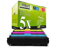5X Kraft Office Supplies Cartouche de Toner Compatible pour Canon I-Sensys LBP 7100 7110 CW CN remplace 731 Noir Bleu Rouge Jaune