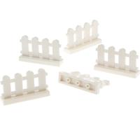 5x Lego Clôture 1x4x2 blanc Jardin Lattes Clôture Set 3315 10196 75824 33303