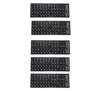 5X Lettres Russes Clavier Autocollant pour Ordinateur Portable PC de Bureau Clavier Couvre la Russie Autocollant