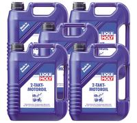 5X LIQUI MOLY 2 TEMPS Huile Moteur Auto Mélangeur Kanister 5 Litres