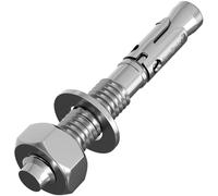 5x Lumonic Ancre lourde M10x80mm | ancrage à clavette de haute qualité galvanisé | Montage traversant, IMMÉDIATEMENT RÉSILIENT | Ancrage dans le béton, A