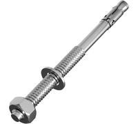 5x Lumonic Ancre lourde M12x180mm | ancrage à clavette de haute qualité galvanisé | Montage traversant, IMMÉDIATEMENT RÉSILIENT | Ancrage dans le béton,