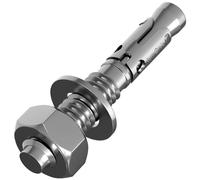 5x Lumonic Ancre lourde M16x115mm | ancrage à clavette de haute qualité galvanisé | Montage traversant, IMMÉDIATEMENT RÉSILIENT | Ancrage dans le béton,